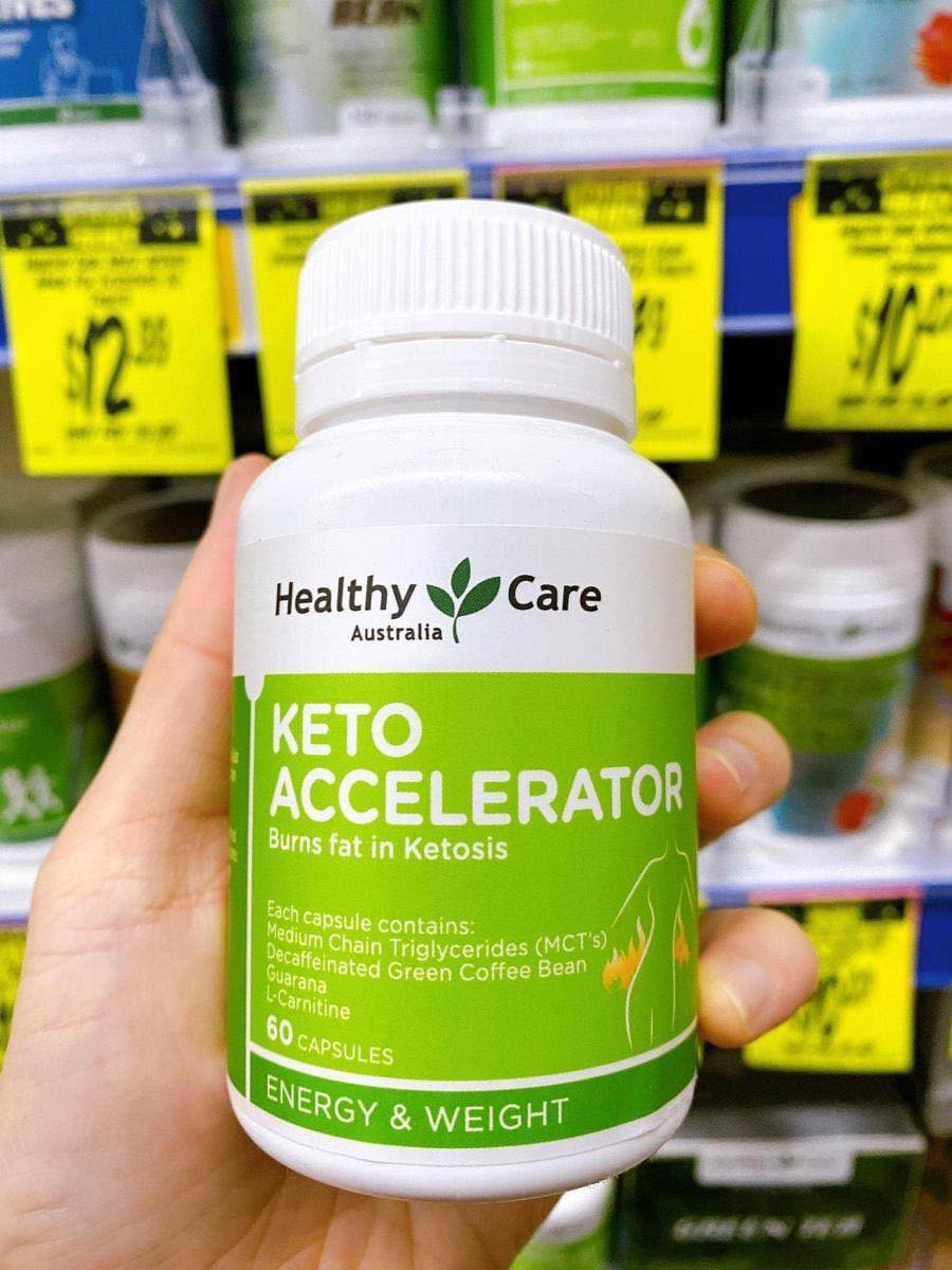 Giảm cân Úc Healthy Care Keto Accelerator 60 viên