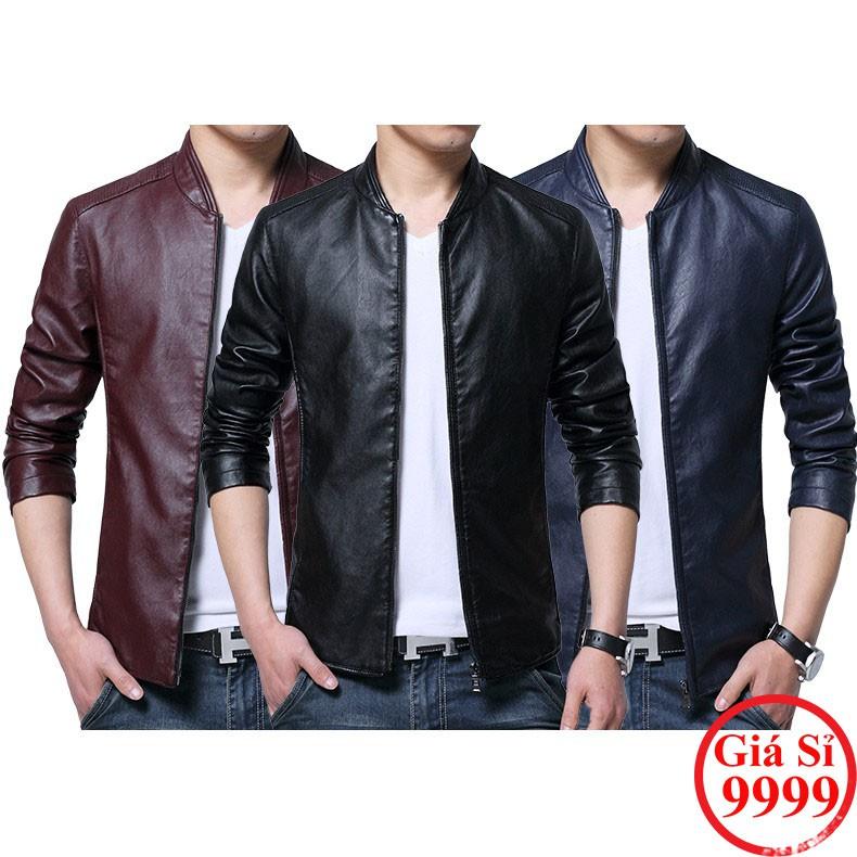 Áo khoác da nam thời trang cao cấp siêu bền