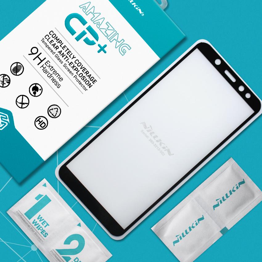 Miếng dán cường lực Samsung Galaxy A6 2018 Full Keo hiệu Nillkin