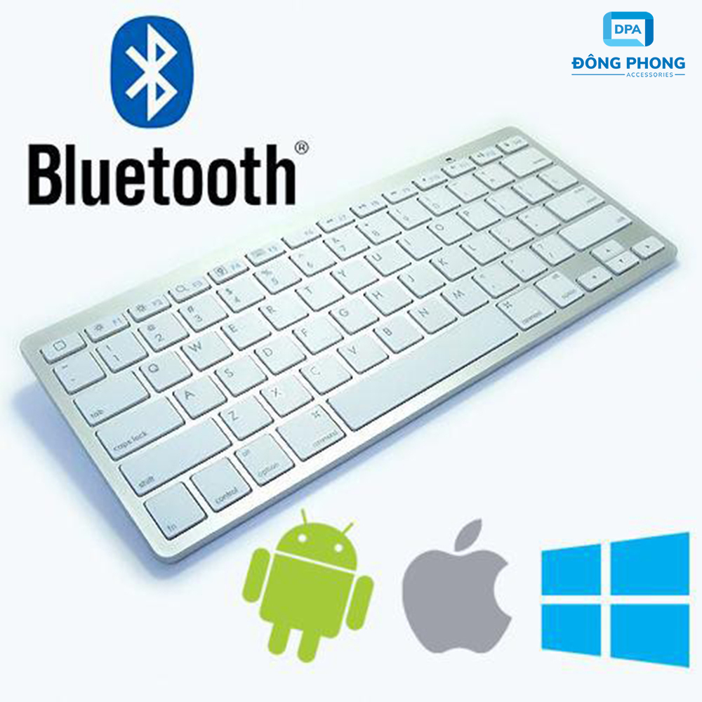 Bàn phím bluetooth mini cho điện thoại / ipad / máy tính cao cấp
