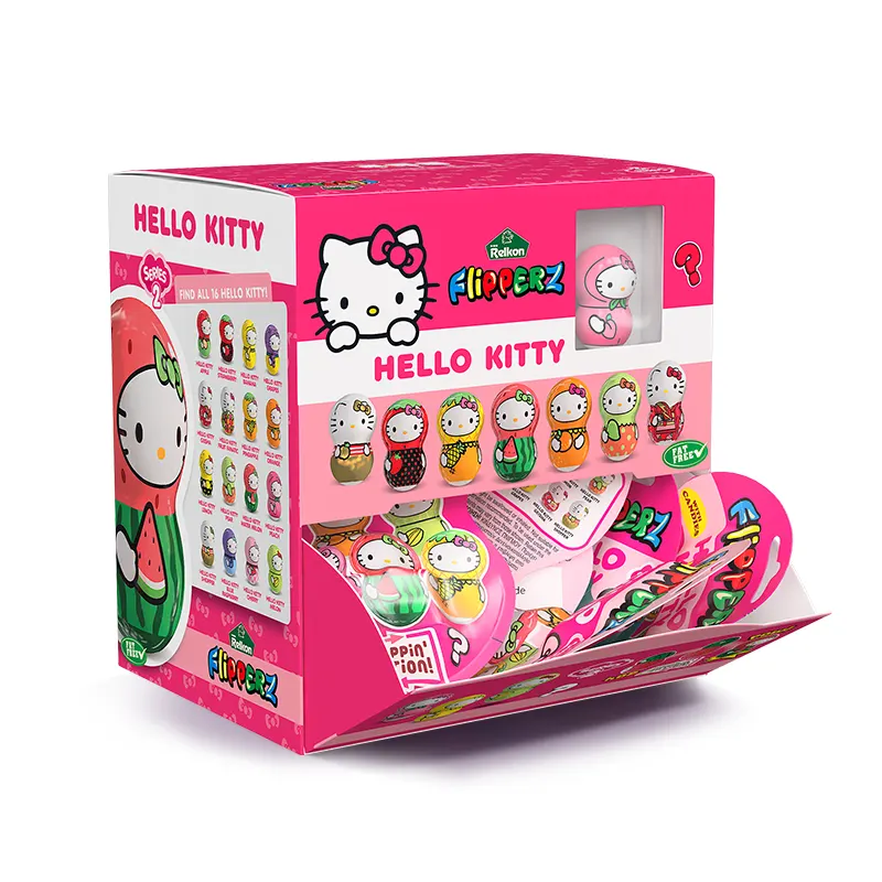 Kẹo Đồ Chơi Lật Đật Hello Kitty Flipperz