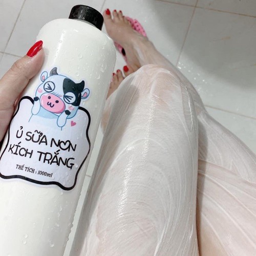Ủ sữa non kích trắng 1000ml - Kích trắng nhanh hơn, giúp trắng mịn da hơn các loại sữa non thông thường.