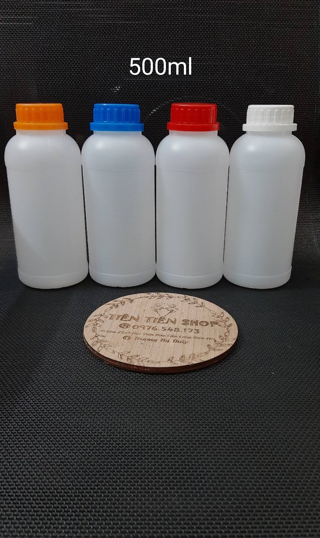 Chai nhựa HDPE chọn size