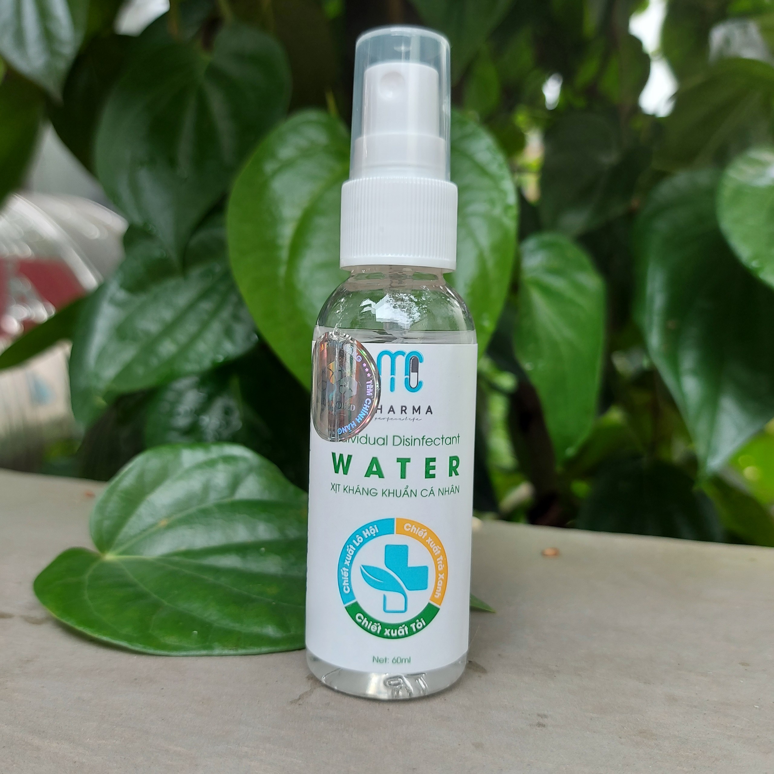 Xịt rửa tay sát khuẩn,kháng khuẩn,dưỡng ẩm,không khô da 60ml