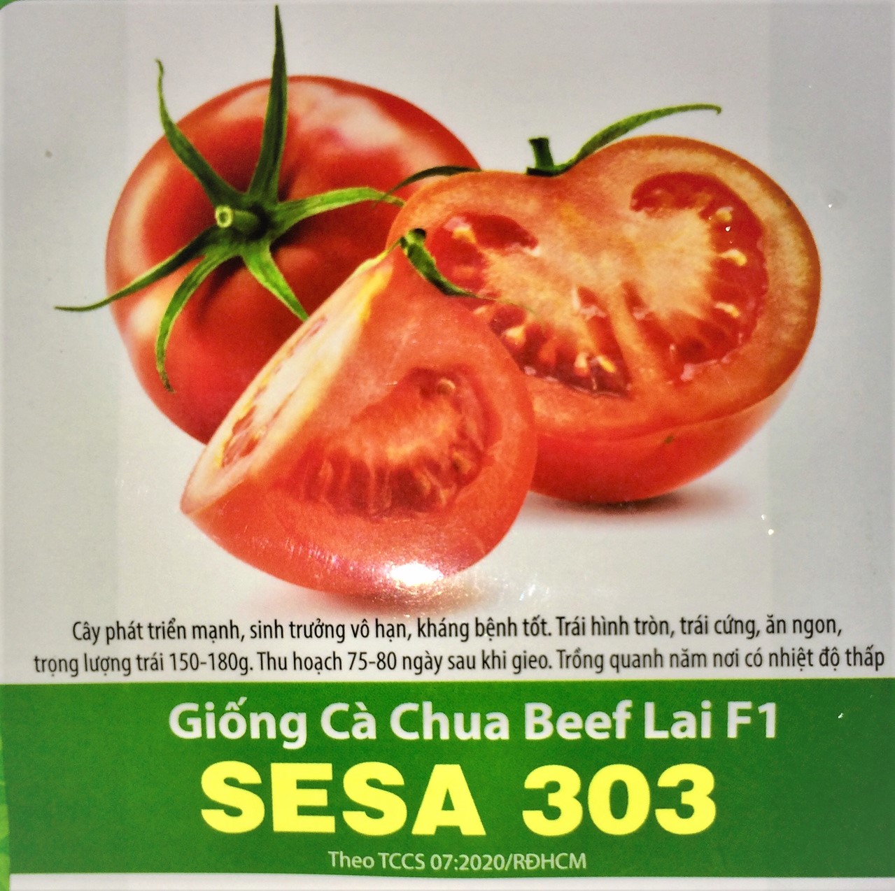 [HCM]Hạt Giống Cà Chua Beef F1 Sesa 303 gói 3 hạt  hàng công ty