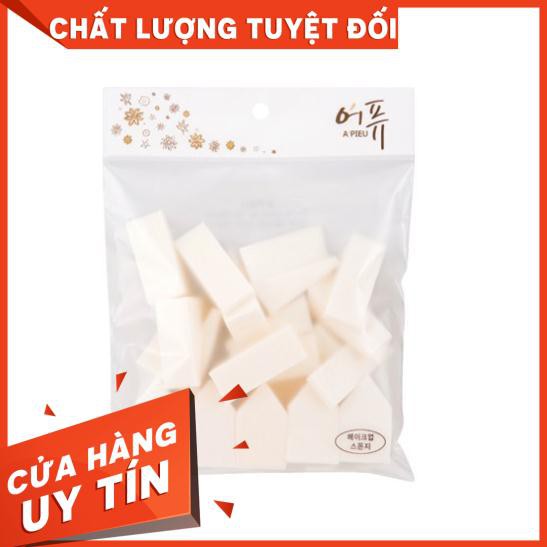 Túi 20 miếng mút trang điểm Apieu large capacity makeup sponge, sản phẩm tốt, chất lượng cao, cam kết như hình, đảm bảo chính hãng, an toàn cho người sử dụng