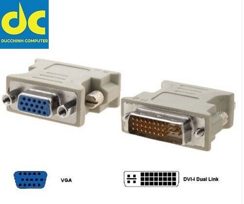 Đầu chuyển đổi dvi 24+5 sang vga