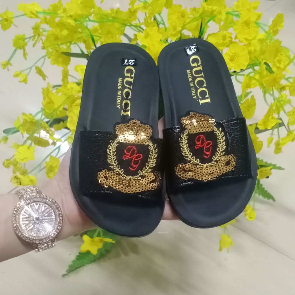 Dép da trẻ em dép bé trai tiểu học dép cho bé từ 3tuổi đến 15 tuổi déo học sinh