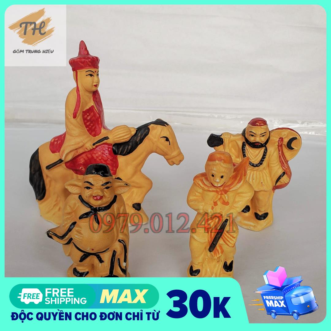 Bộ tượng 4 thầy trò đường tăng cỡ lớn