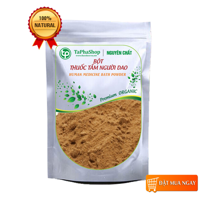 Bột lá tắm người dao đỏ 500g - tấn phát
