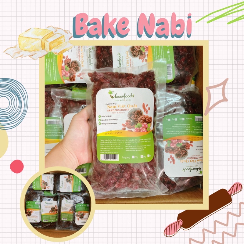 Chiêt lẻ nam việt quất sấy khô