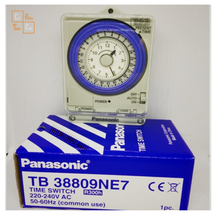Timer cơ Panasonic Bộ hẹn giờ công tắc thời gian Relay thời gian thực TB388 TB388K Panasonic