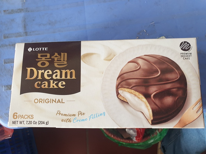 Bánh Chocopie Dream cake Hàn Quốc Vị Truyền thống Lotte 204g