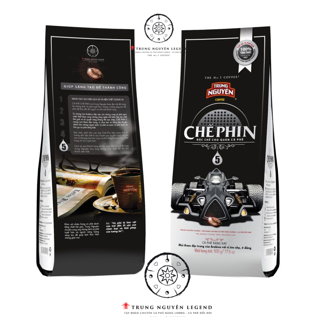 ( Free Ship MAX ) Cà Phê Pha Phin Trung Nguyên Chế Phin 5 - Gói 500gr