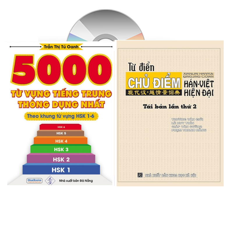 [HCM]Sách-Combo 2 Sách từ điển chủ điểm song ngữ Hoa Việt 25000 từ hơn 200 chủ đề lớn nhỏ (từ vựng đa chuyên ngành giày da may mặc xây dựng bất động sảnchứng khoán..+5000 từ vựng tiếng Trung thông dụng+DVD tài liệu tặng