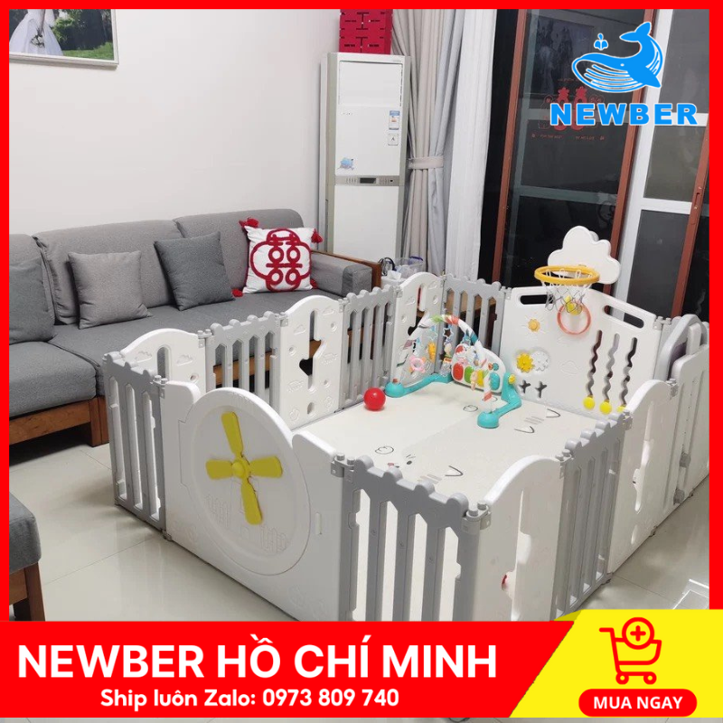 Quây Cối Xay Gió Cao Cấp Cho Bé Mẫu Mới 2024 - Quây Cũi Nhựa, Quây Gấp Gọn