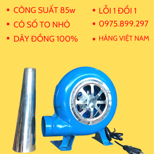 MẪU MỚI QUẠT KHÒ BẾP CÔNG NGHIỆP BỄ THỔI LỬA 65W Có Chiết Áp