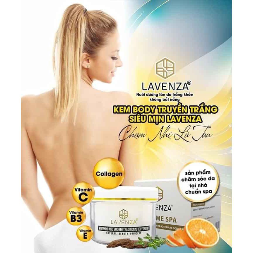 Kem body truyền trắng siêu mịn Lavenza