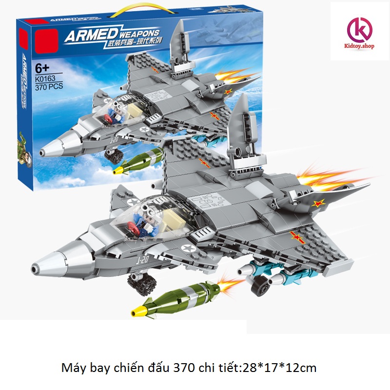 Đồ chơi lego cho bé ,đồ chơi xếp hình máy bay chiến đấu 370 CT 28cm,hộp cartoon,chất liệu nhựa cao cấp,quà tặng hấp dẫn