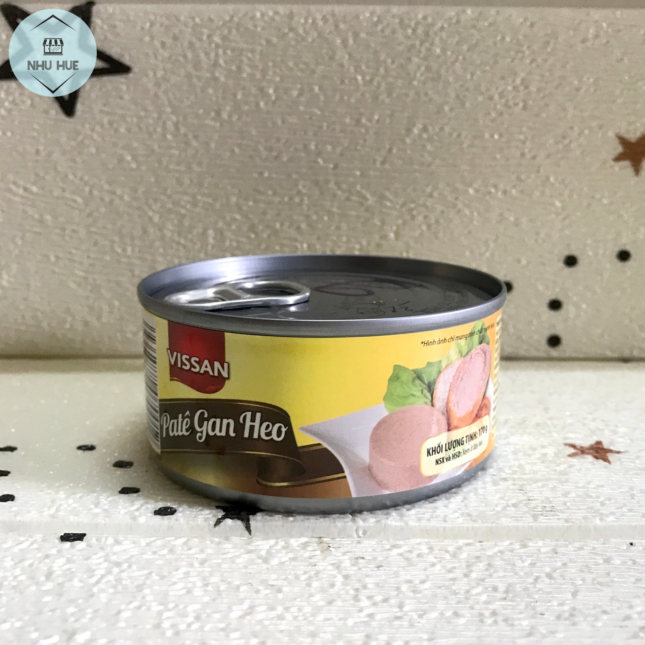 Pate gan heo đóng hộp Vissan (hộp 170g)