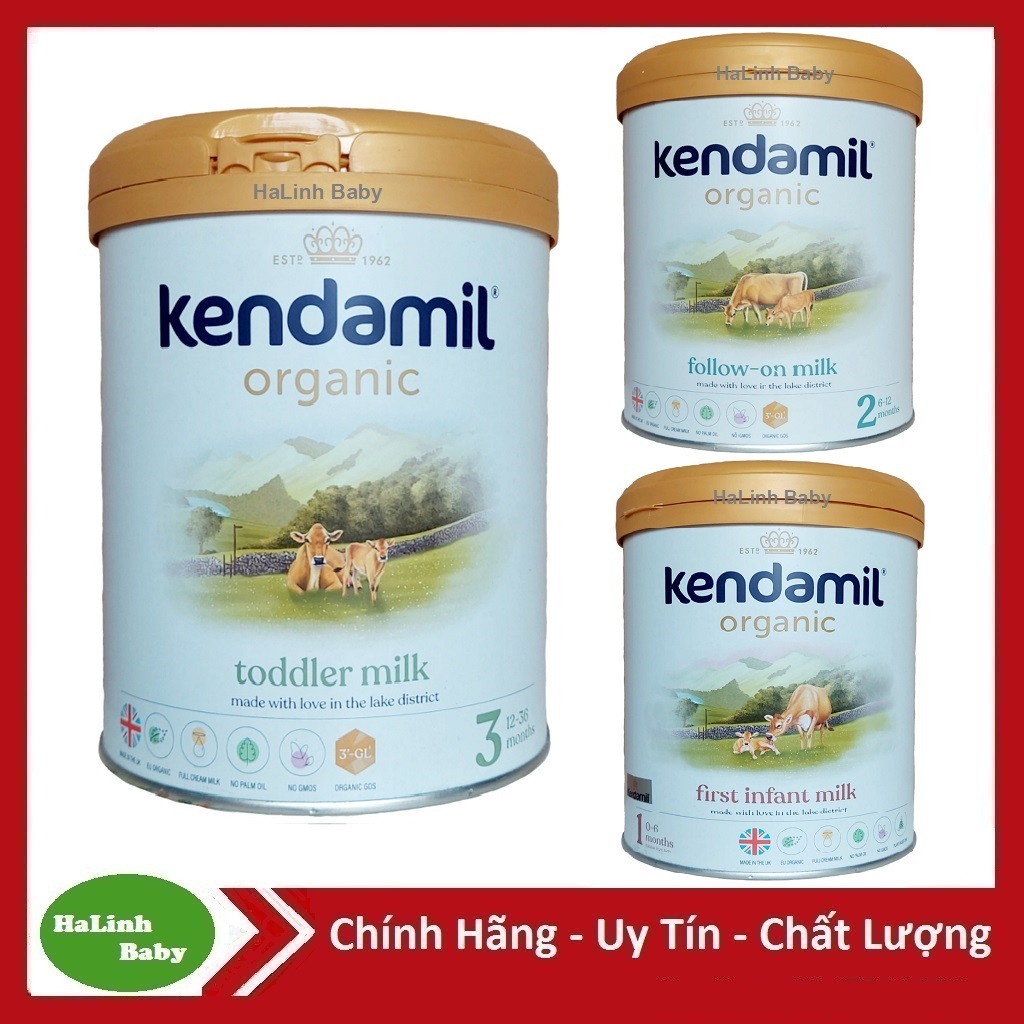 Sữa Kendamil Organic số 1-2-3 800g (Date 09/2026)