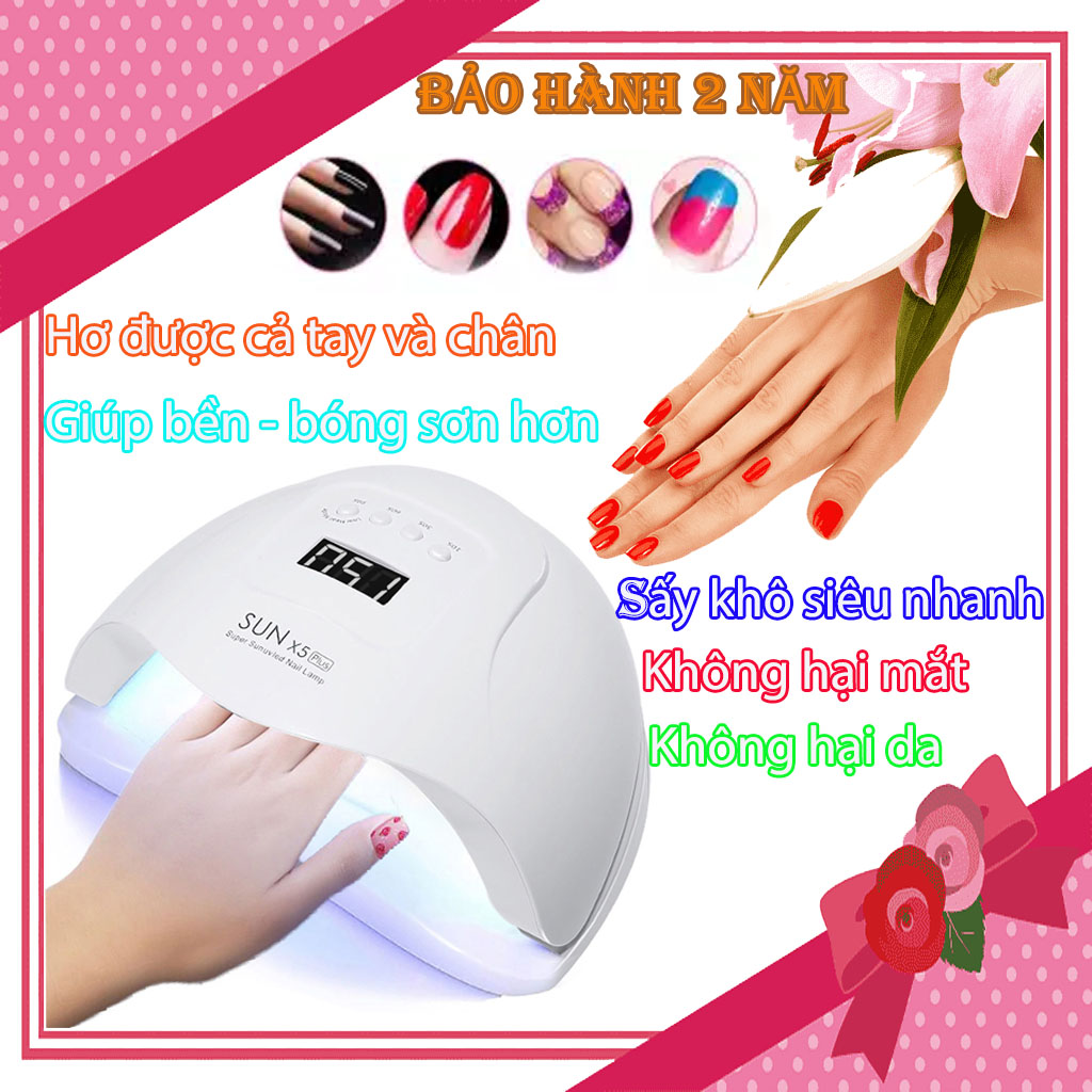 Máy hơ gel đèn led - đèn sấy móng tay chân