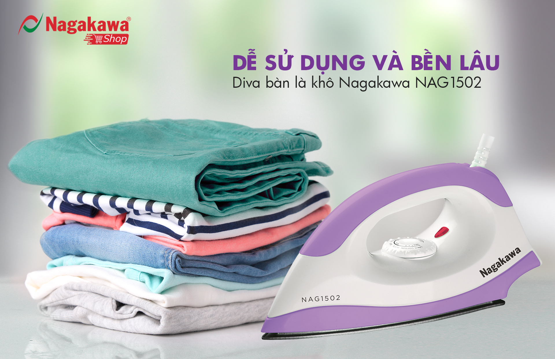 Bàn ủi khô nagakawa nag1502 - màu ngẫu nhiên - hàng chính bàn là khô nagakawa nag1502 bàn ủi khô nagakawa nag1502 - hàng chínhbàn là khô nagakawa nag1502 - 1200w