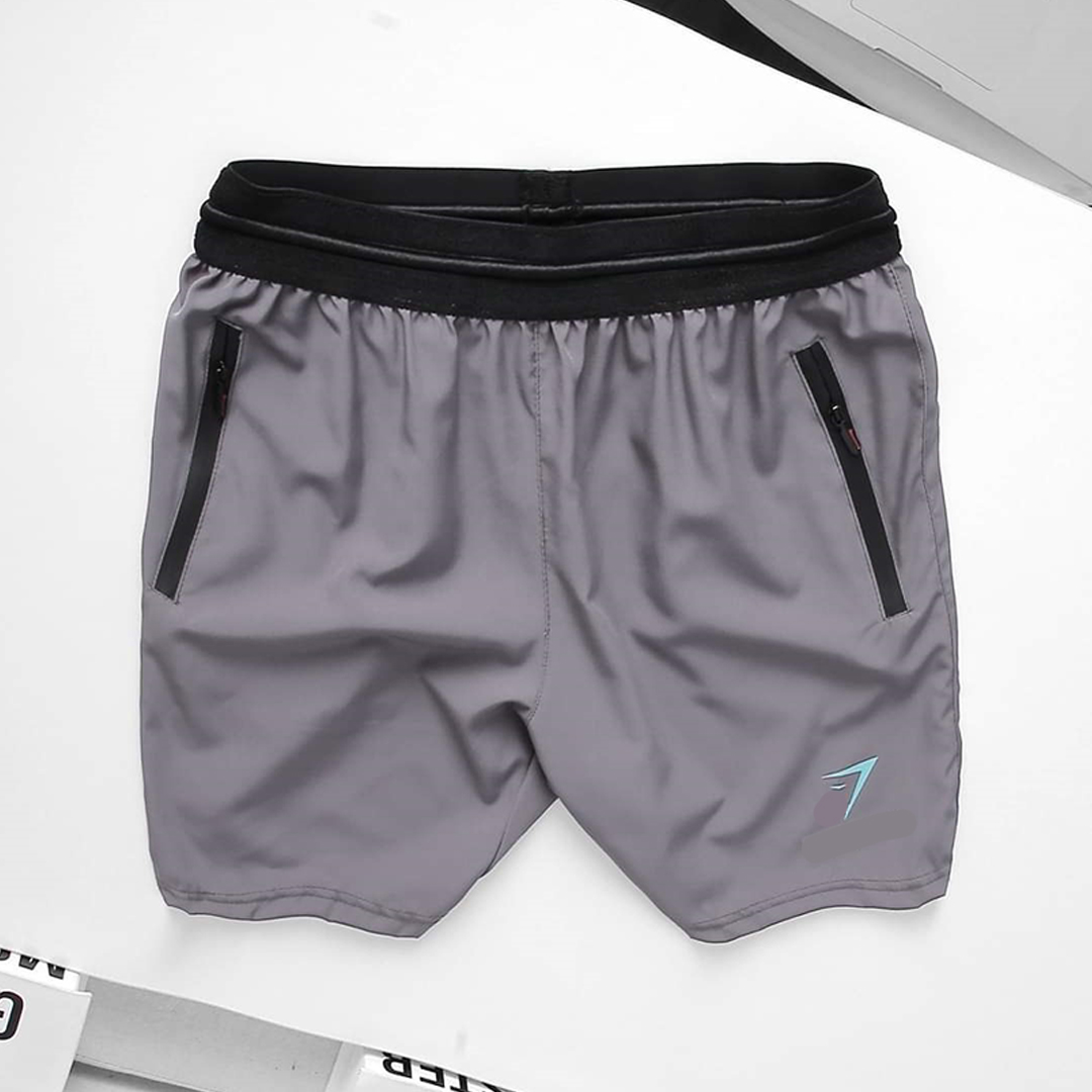 [HCM]Quần đùi Nam mẫu short ngắn (1 quần) - Thể thao Nam tập gym (Màu Ngẫu Nhiên) Mã ZK01 - Chất liệu vải poly nhập khẩu logo in tranfer firm không thể bong tróc 2 túi 2 bên hông lưng bằng thun co giãn.