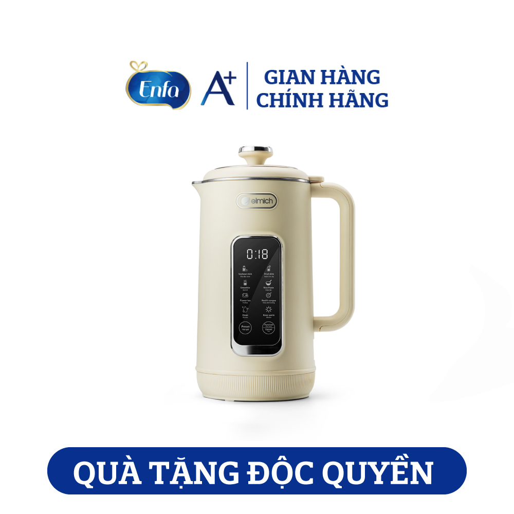[Quà tặng không bán] Máy làm sữa hạt Elmich 1L CBE-8650