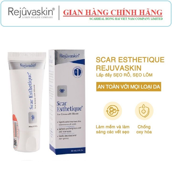 Kem sẹo scar esthetique 30ml xóa sẹo thâm, lấp đầy sẹo rỗ, sẹo lõm