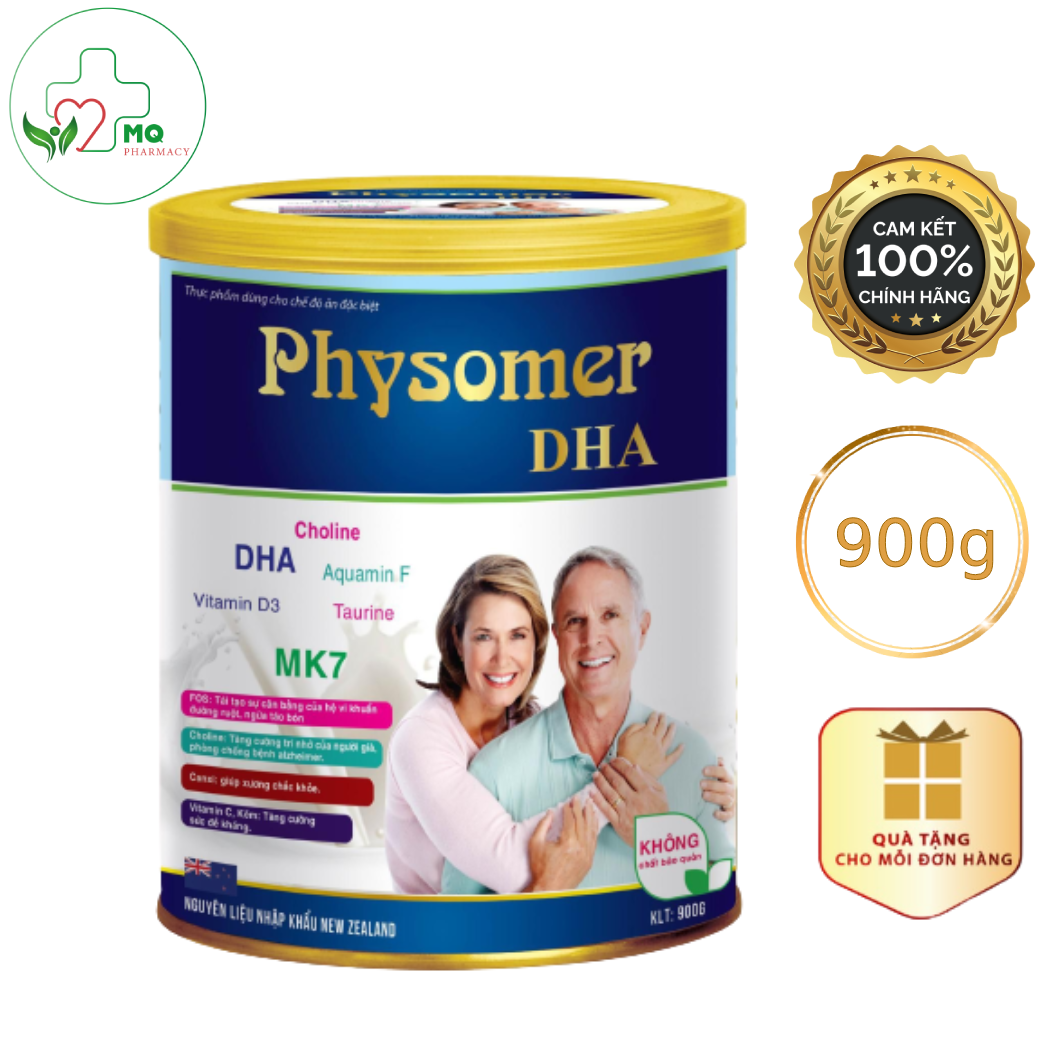 Sữa bột dinh dưỡng physomer dha 900g - freeship max - minh quân pharmacy store