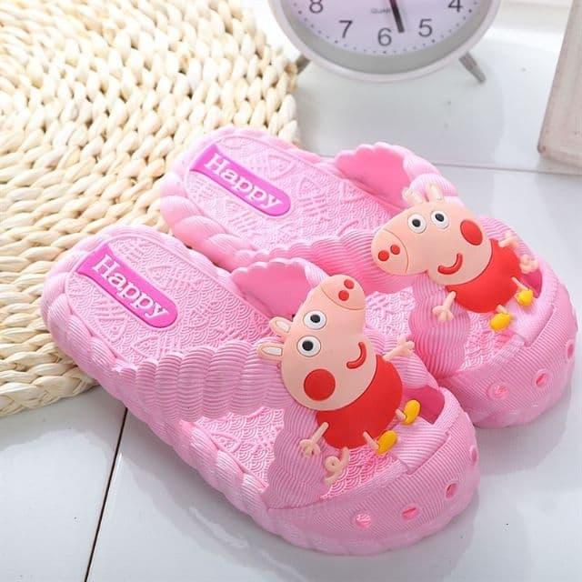 Dép cao su mềm đẹp heo peppa êm chân cho bé.