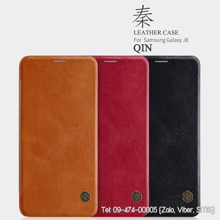 Bao da SamSung Galaxy J8 Nillkin Qin