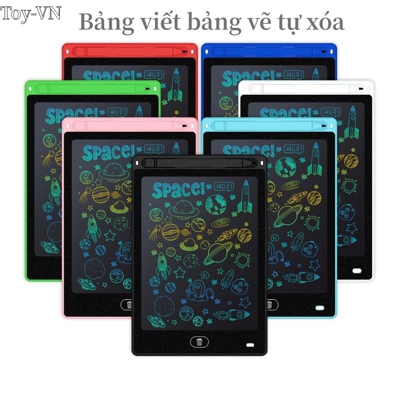 ( 12 inch )Bảng vẽ bảng viết tự xóa điện tử thông minh tự động xóa thúc đẩy tư duy sáng tạo và học hỏi cho bé