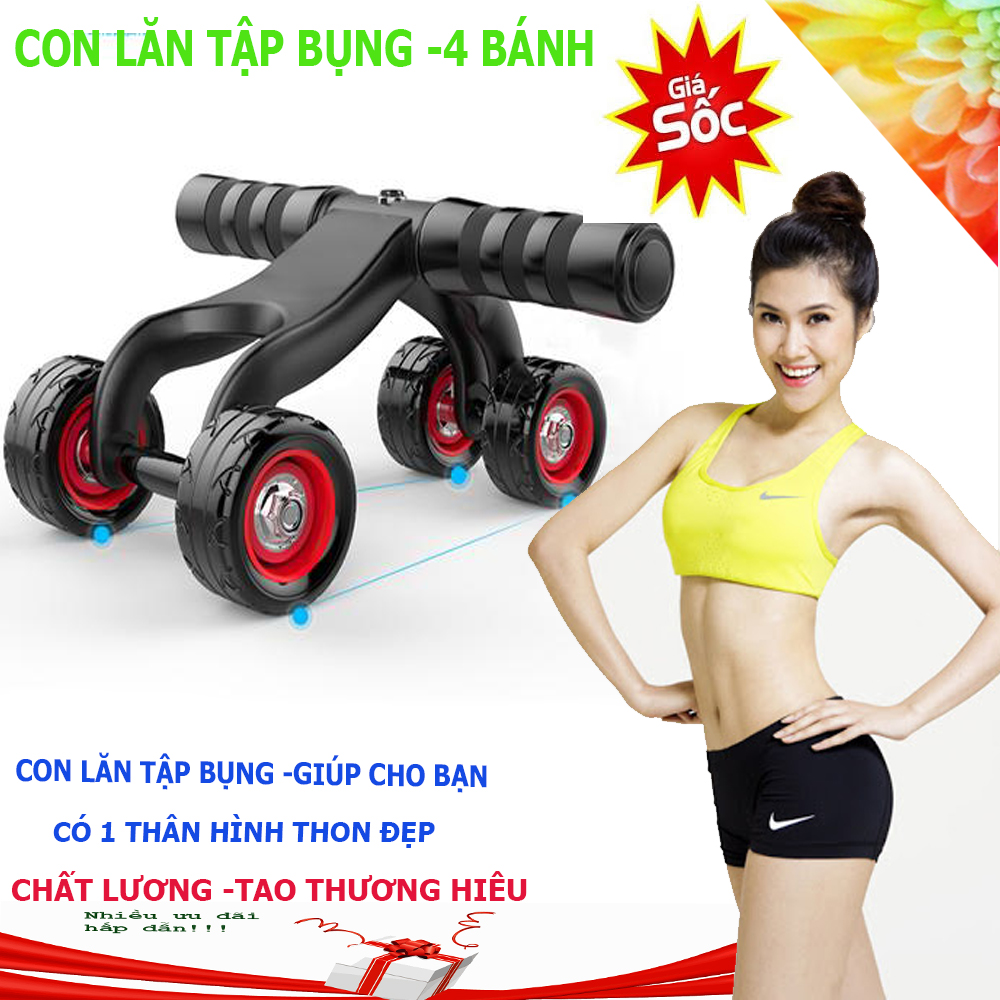 Dụng Cụ Tập Cơ Bụng ,Mua Lăn Tập Bụng ,Dễ Dàng Sử Dụng , Mang Lại Cơ Bụng Săn Chắc Cho Người Tập, Tặng Kèm Thảm Tập .[ MUA NGAY SỐ LƯỢNG CÓ HẠN ]