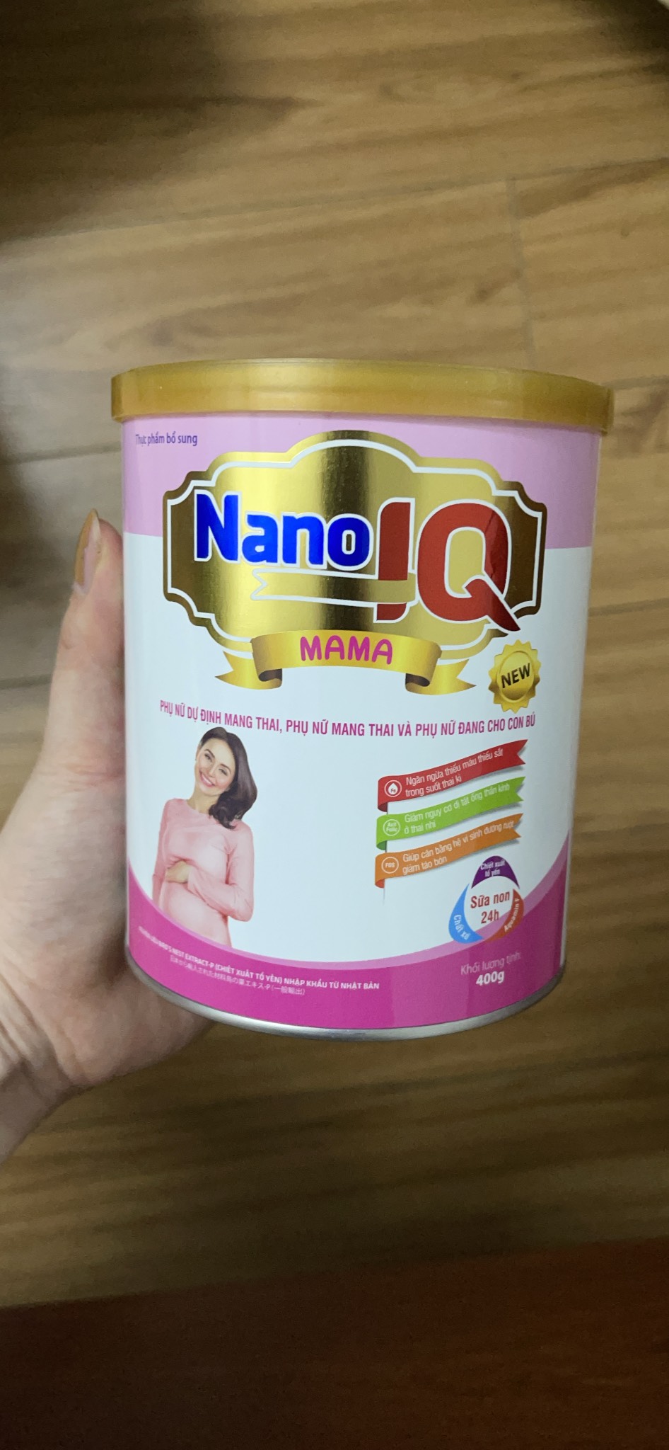 Nano iq mama gold dinh dưỡng cho mẹ trước và sau sinh