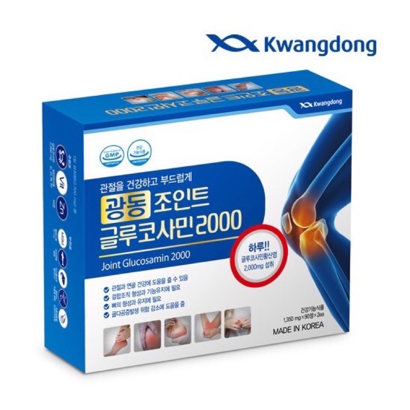 Bổ Khớp Glucosamin Kwangdong Hàn Quốc Hộp 90 Viên