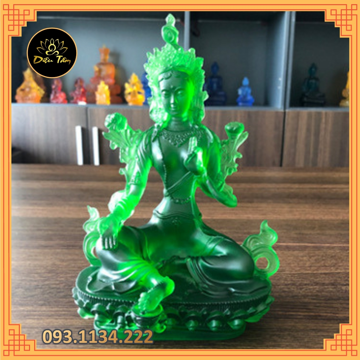Tượng Lục Độ phật mẫu - Đức Tara Xanh tượng mật tông đồ thờ cúng