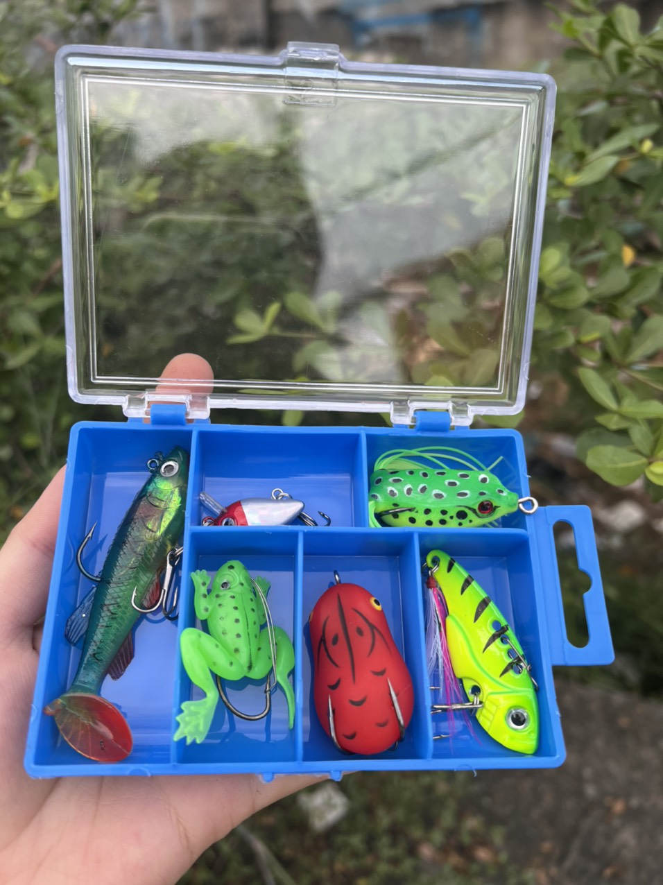 Set mồi giả câu lure giá rẻ tặng kèm hộp đựng mồi