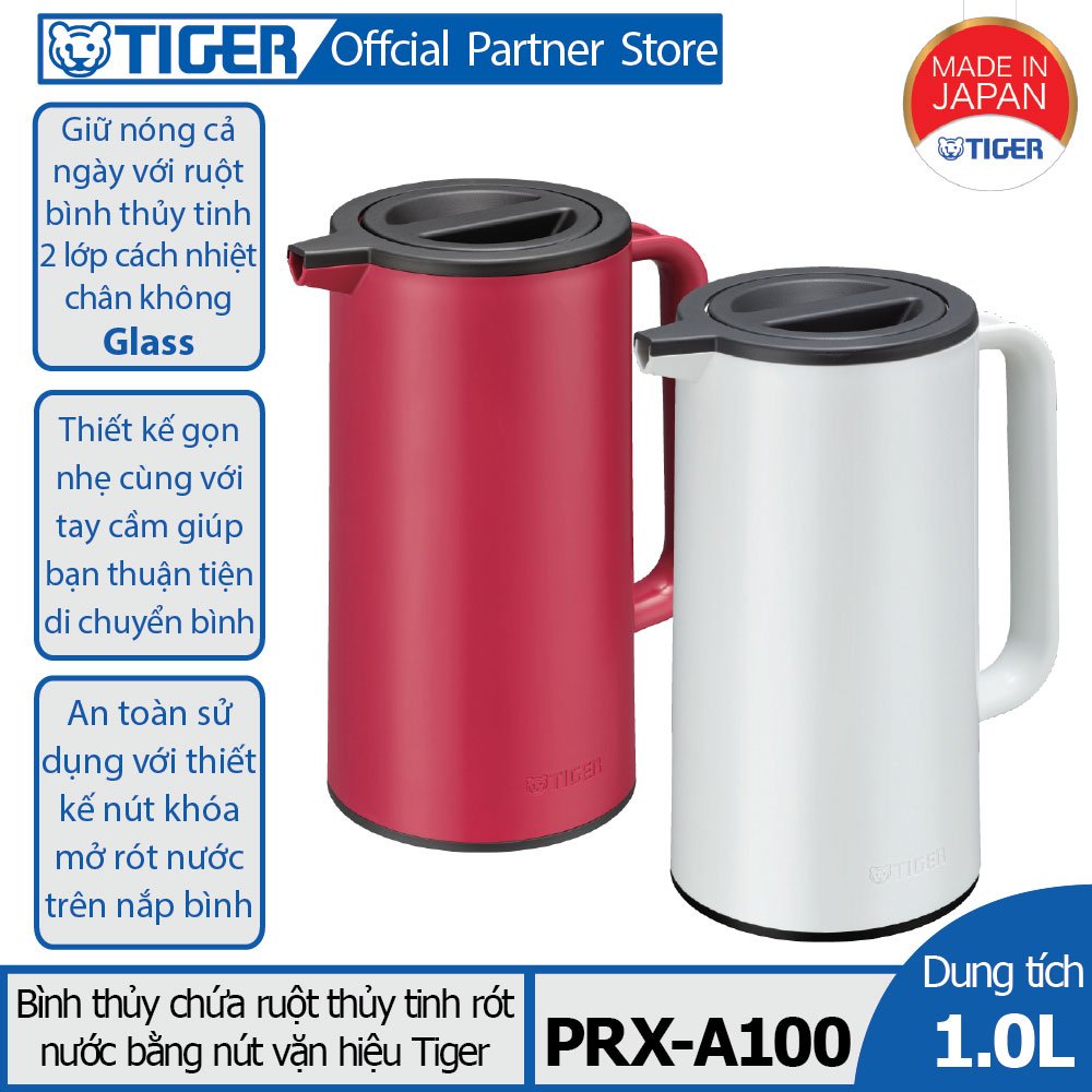 Bình thủy chứa ruột thủy tinh Tiger PRX-A100