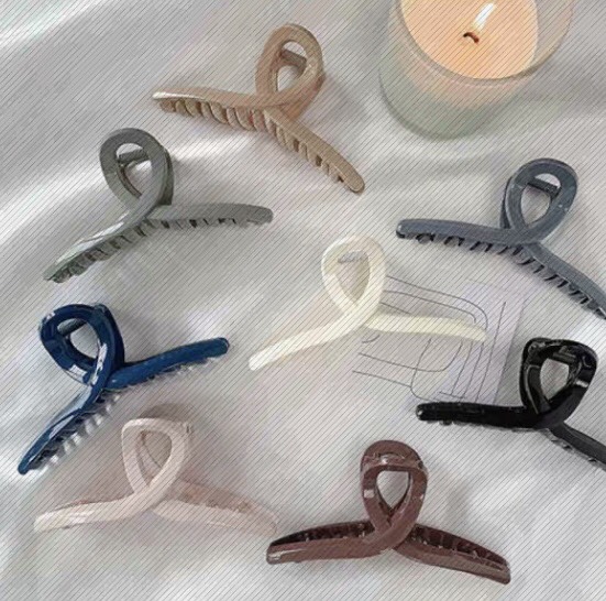Kẹp tóc Đỉnh nhám nhiều màu Phong Cách Hàn - phukienteen