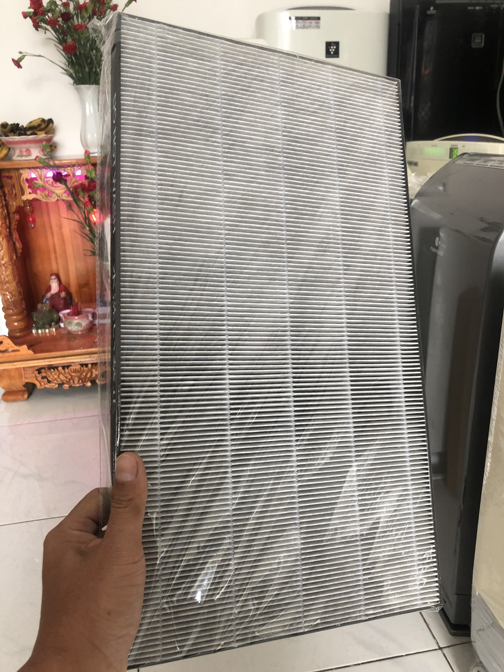 [HCM]NỘI ĐỊA NHẬT Máy lọc không khí inverter tạo ion diệt khuẩn bù ẩm Sharp KC-C70