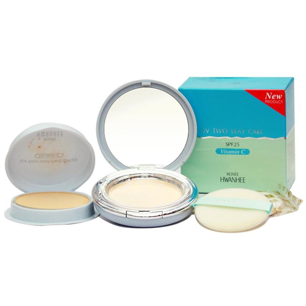 Phấn nền rosee hwanhee uv two way cake spf25 vitamin c.