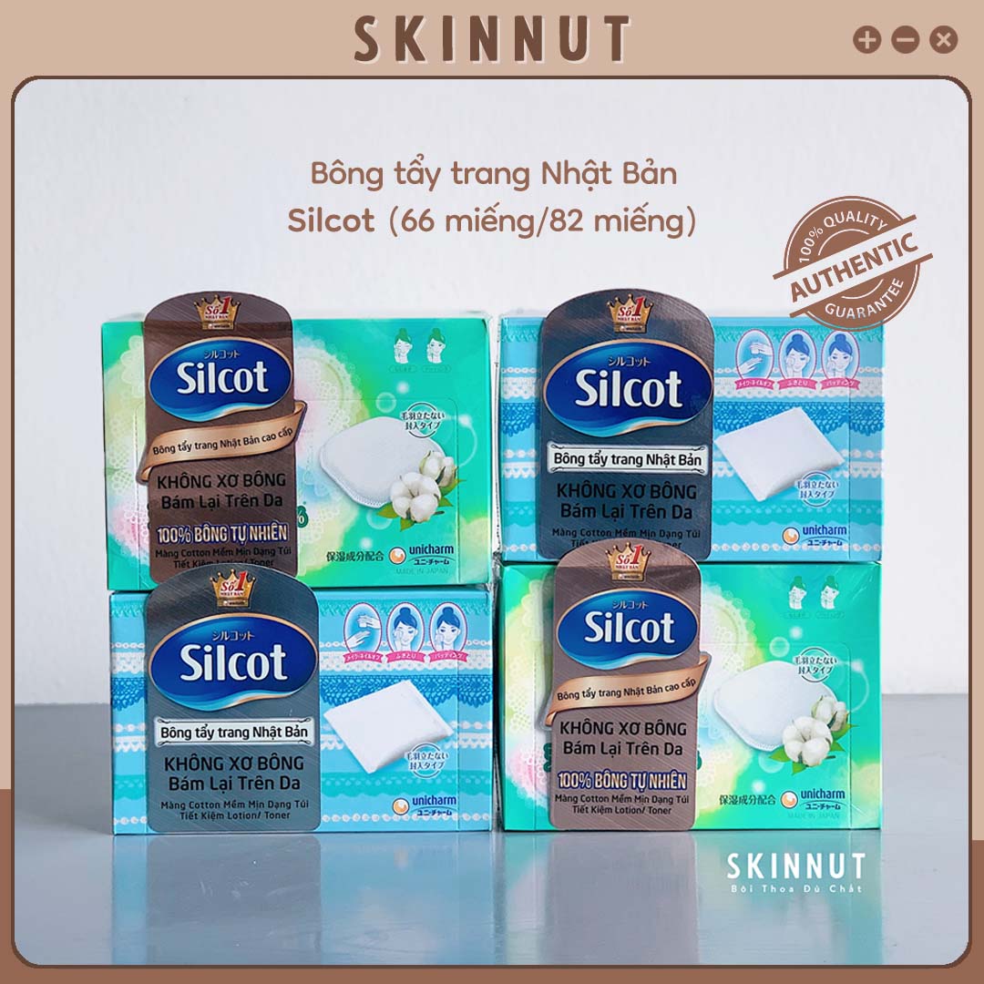 Bông tẩy trang Nhật Bản Silcot