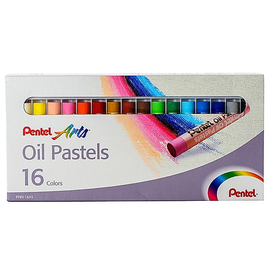 16 Màu sáp dầu Pentel Oil Pastels - Bút sáp màu dầu