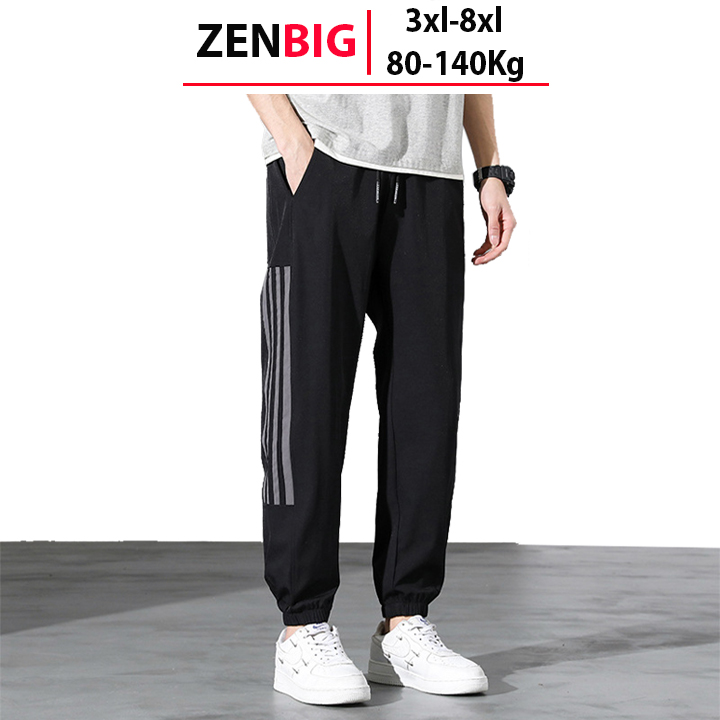 Quần thể thao nam big size dành cho người mập người béo từ 80-150kg - Quần Jogger Nam Cỡ Lớn (3XL-8XL)