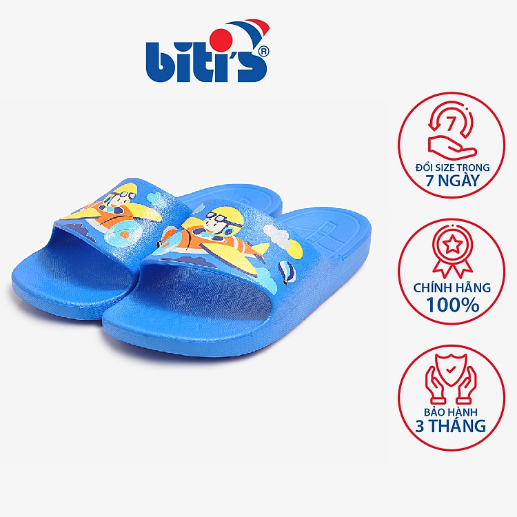 Dép Eva Phun Bé Trai Biti's DEB009400XDG (Xanh Dương)