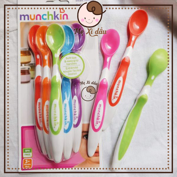 Shop mẹ xì dầu Thìa ăn dặm cho bé Munchkin
