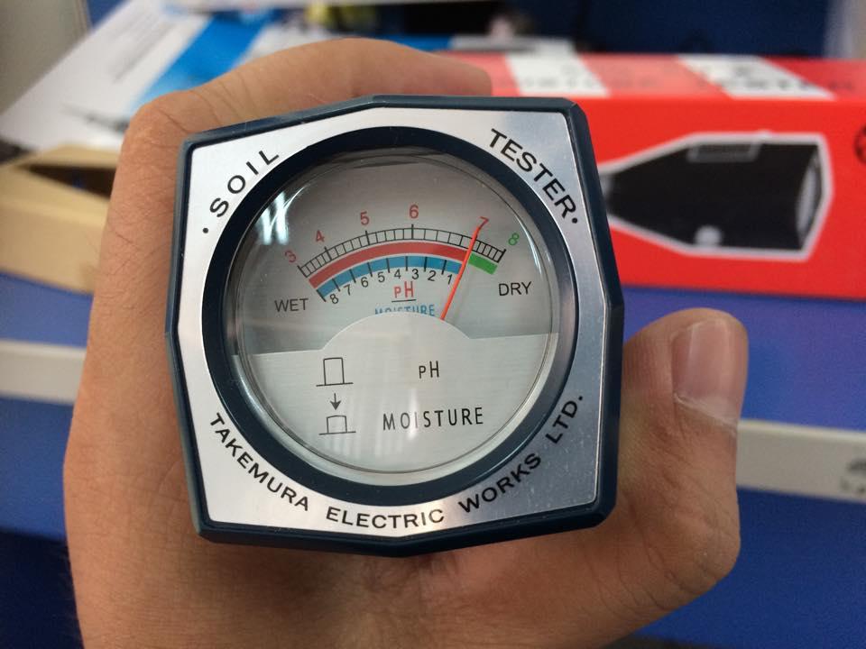 [HCM]ĐỒNG HỒ ĐO PH ĐẤT - NHẬT BẢN TAKEMURA DM15
