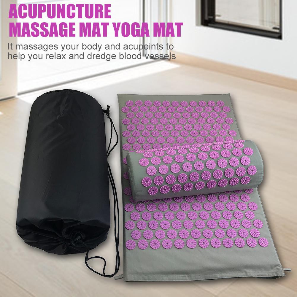 [HCM]Ferrtilizer17dhde1 Áp Dụng Cho TPE + Miếng Bọt Biển Châm Cứu Giảm Đau Châm Cứu Massage Pad Yoga Mat + bao đưng tiện dùng khi mang theo.lưu thông nhưng nhóm khi huyết toàn thân tại lòng bàn chân cải thiện sưc khỏe người lớn tuổi.(GIÁ SỐC)